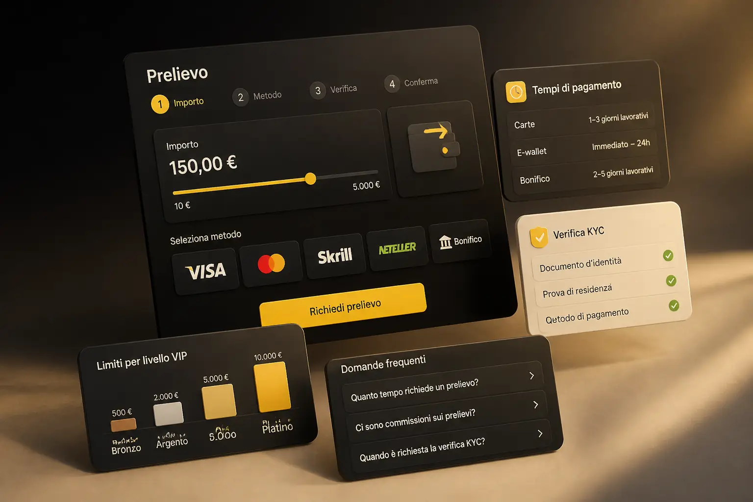 Boomerang Casino: prelievi, tempi e limiti